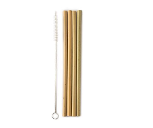4-pack bamboe rietjes