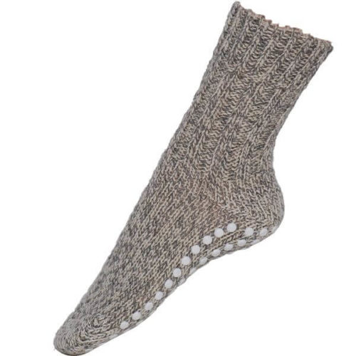 Anti-slip sokken wol