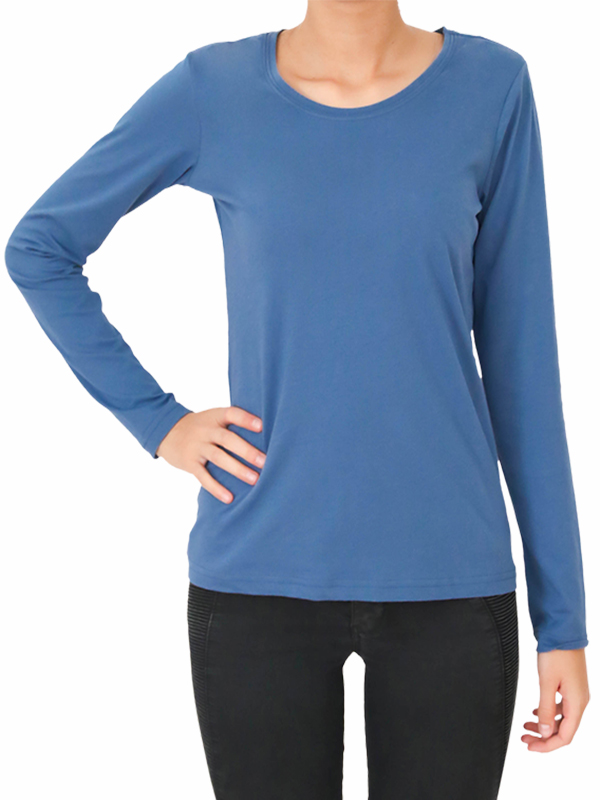 Anoi Verkeerd kleding stof Shirt lange mouw 100% biokatoen - diverse kleuren - Sus en So