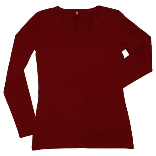 Shirt slim fit rood
