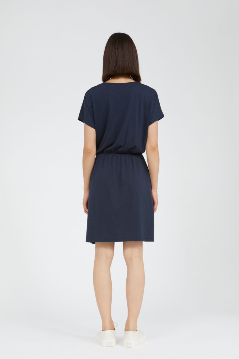 jurk donkerblauw