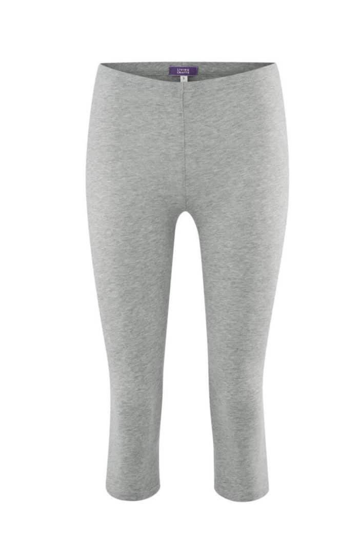 3/4 legging biokatoen Grijs