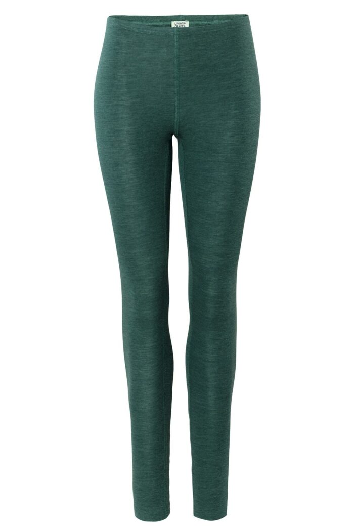 Legging wol en biokatoen donkergroen