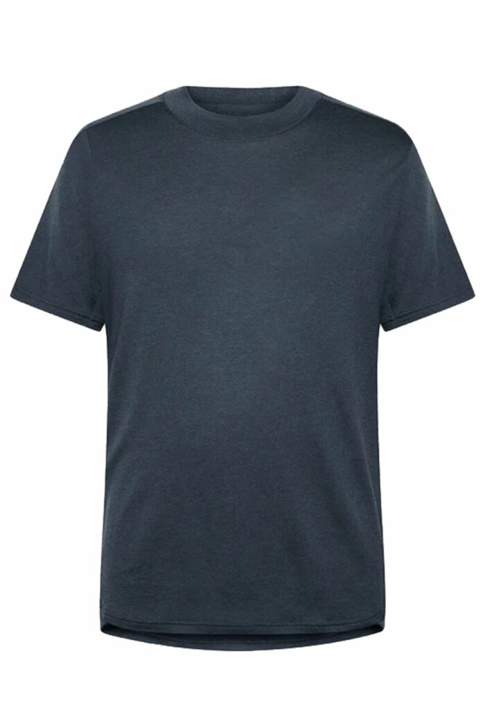 T-shirt merinowol blauw