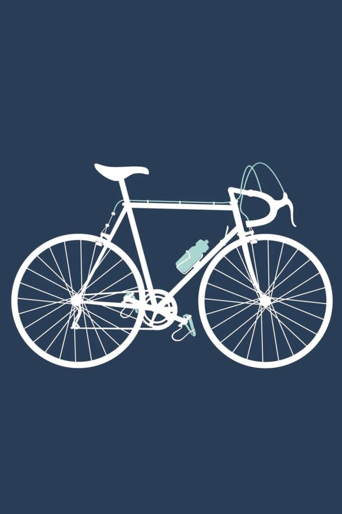 Hoody met fiets Cycling Seventies - Afbeelding 2
