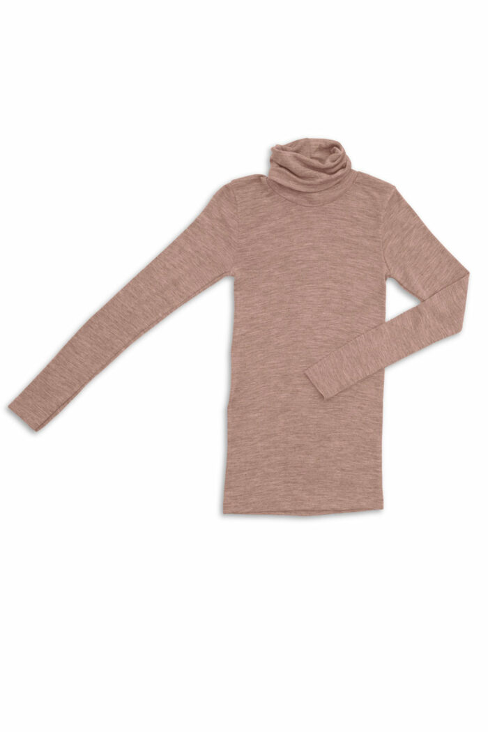 Coltrui wol met zijde roze