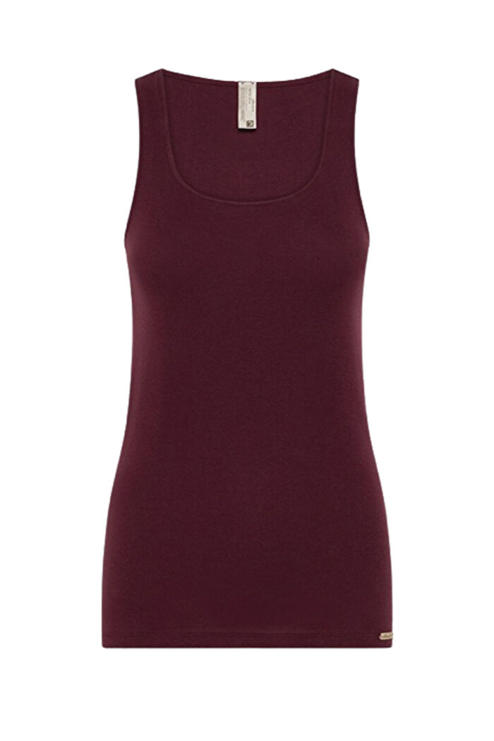 Hemdje bordeaux 100% biokatoen
