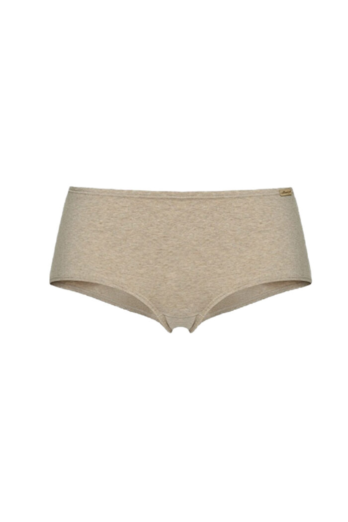 Pantyslip biokatoen beige melange