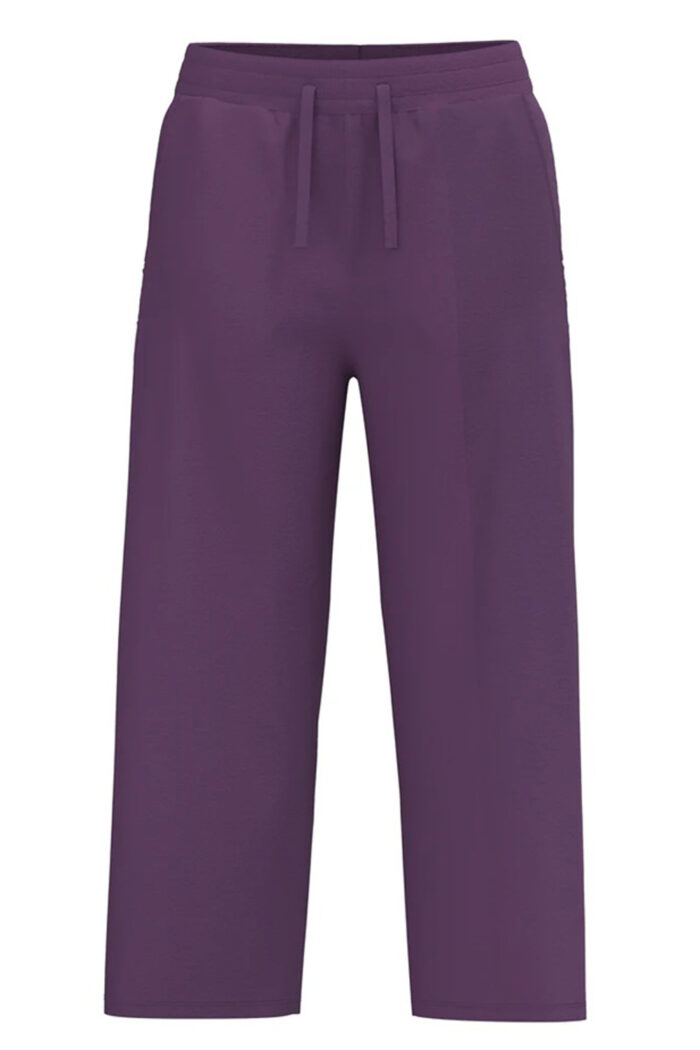 7/8 broek wijde rechte pijp paars