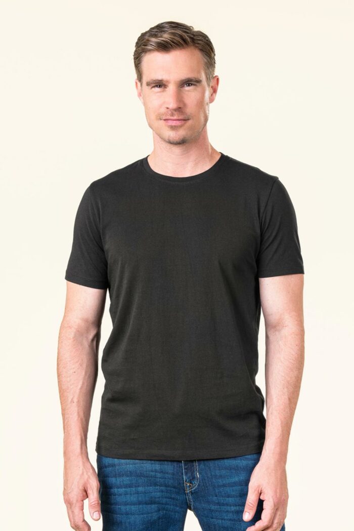 Zwart t-shirt 2-pack ronde hals - Afbeelding 2