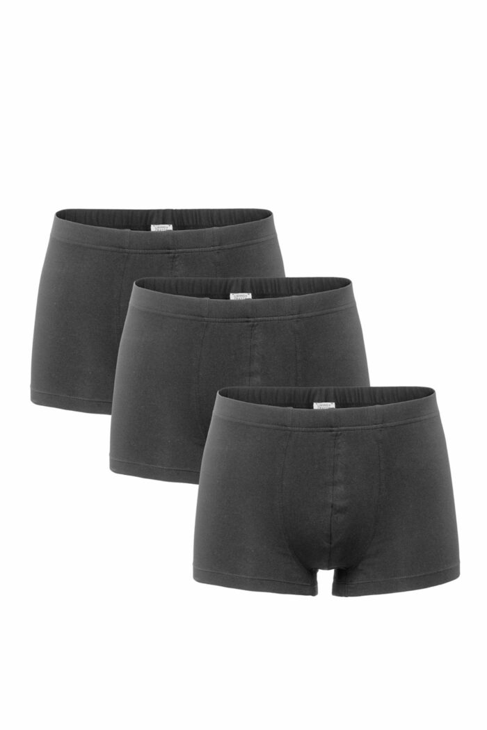 Boxershort 3-pack biokatoen zwart