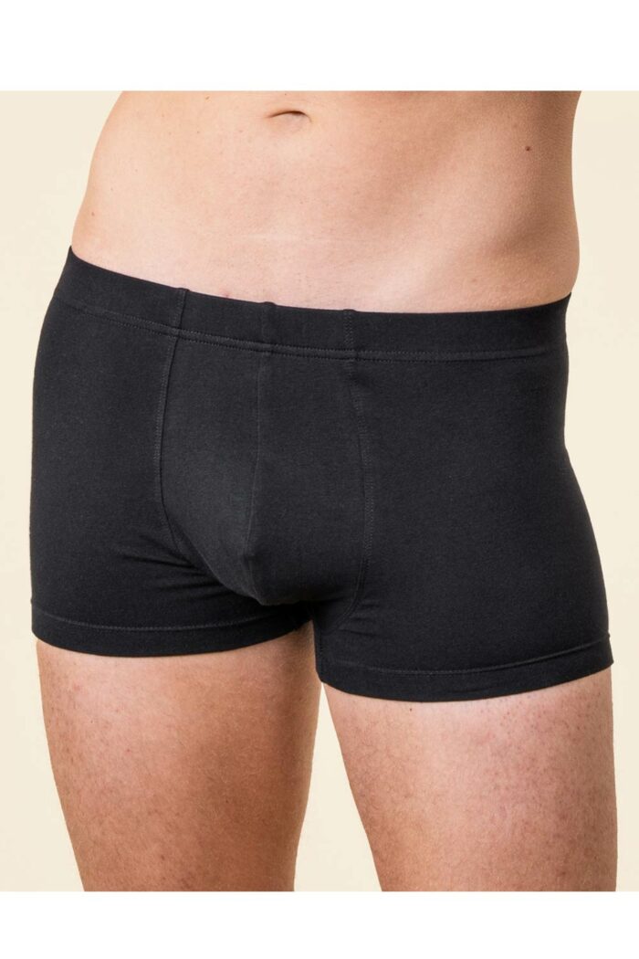 Boxershort 3-pack biokatoen zwart - Afbeelding 2