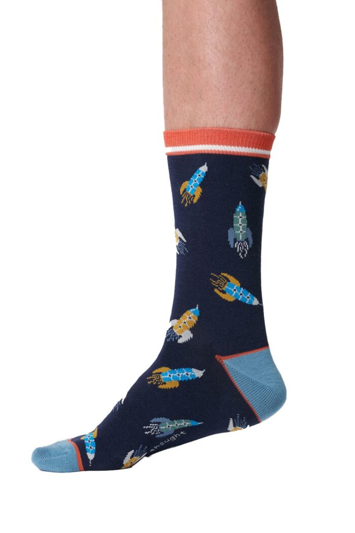 Sokken bamboe rocket donkerblauw