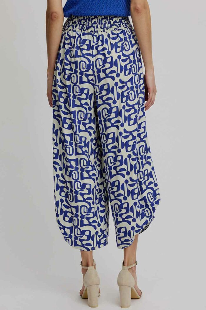 Wijde culotte grafische print - Afbeelding 3
