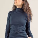Colshirt donkerblauw