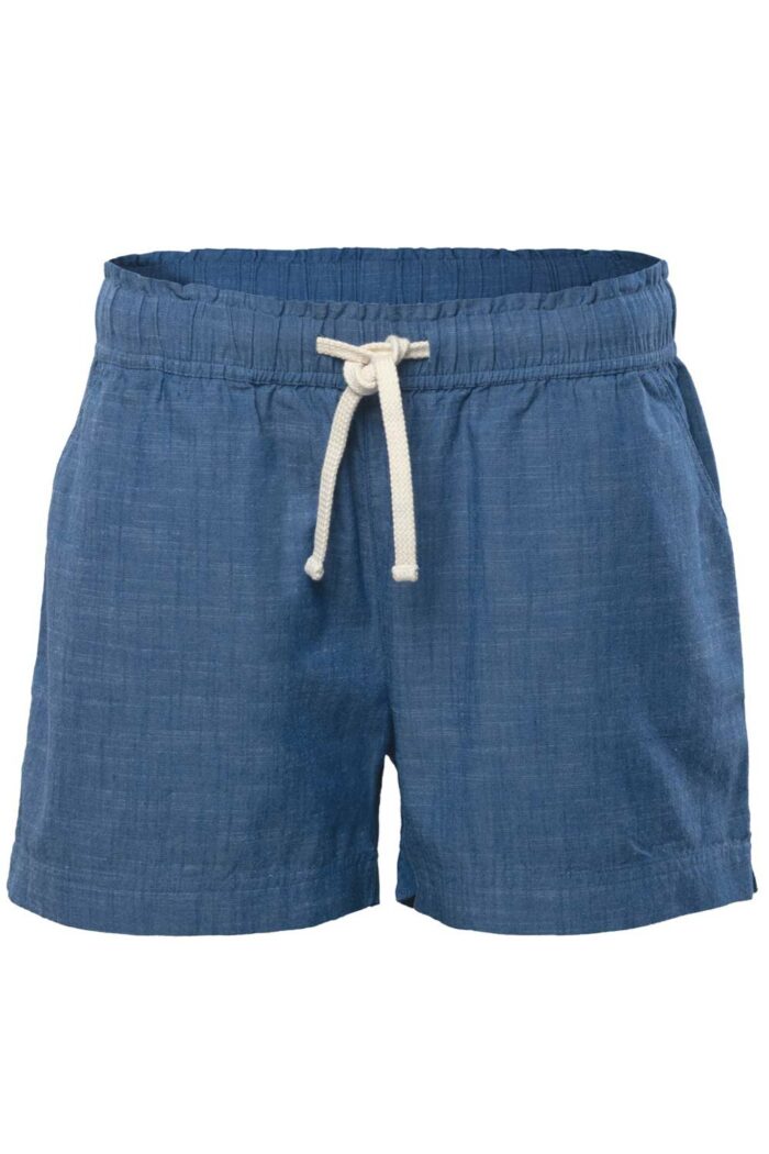 Korte broek blauw chambray - Afbeelding 3