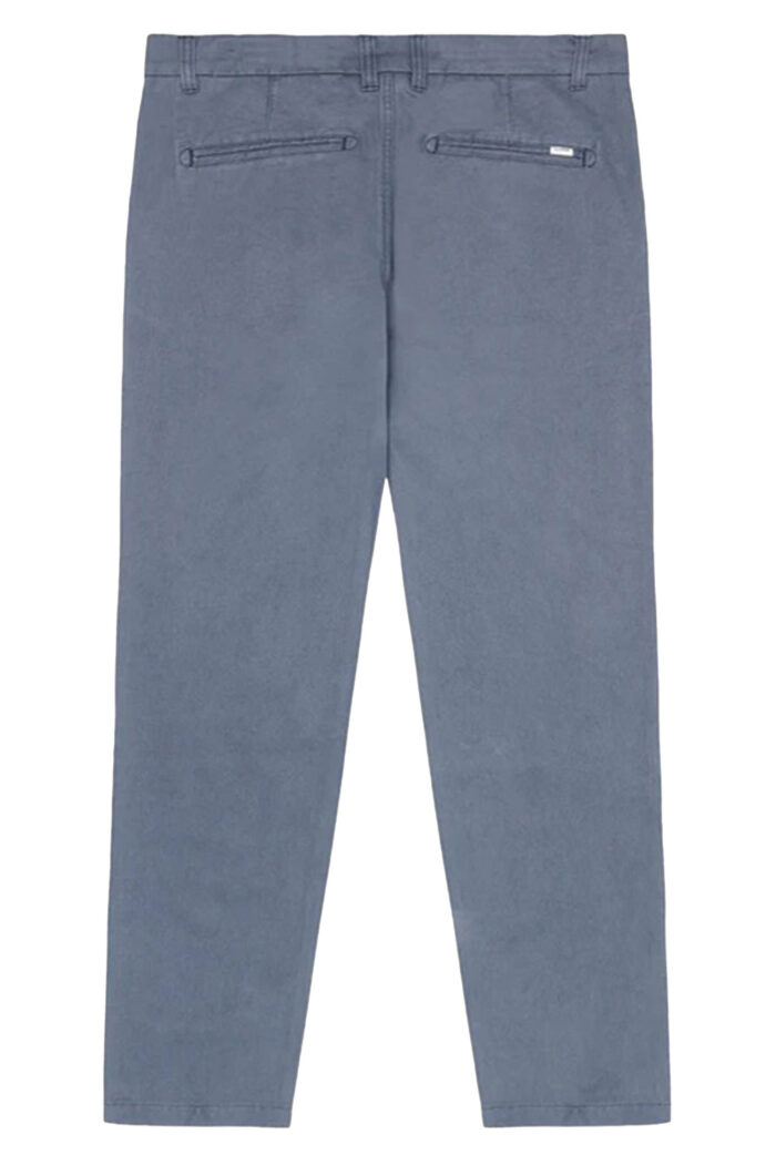 Chinobroek 100% biokatoen vintage blauw - Afbeelding 2