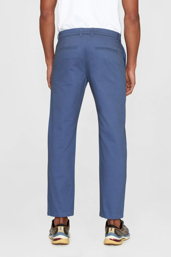 Chinobroek 100% biokatoen vintage blauw - Afbeelding 4