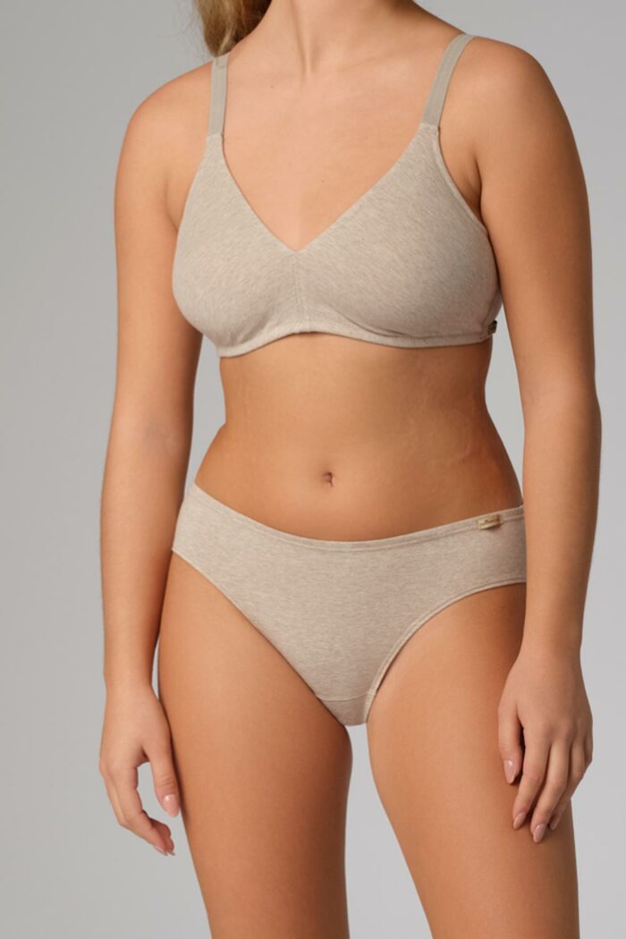 Jazzpants/bikinislip biokatoen beige - Afbeelding 5