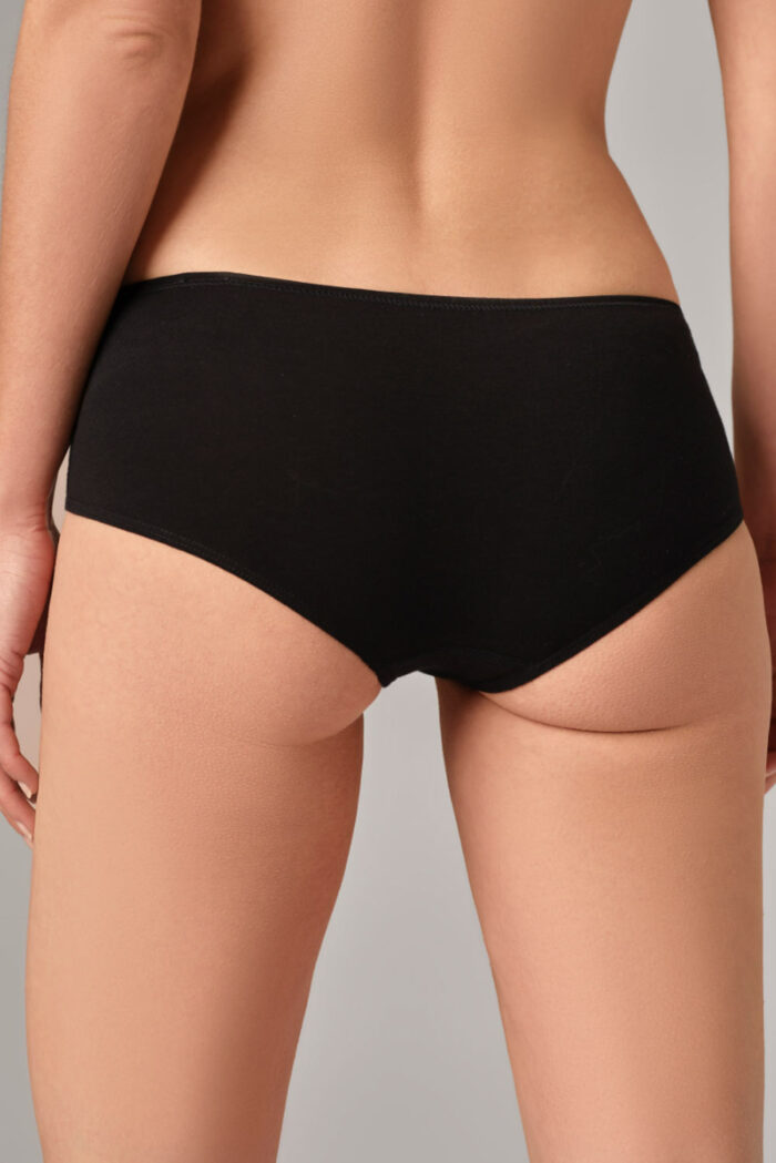 Pantyslip biokatoen zwart - Afbeelding 2