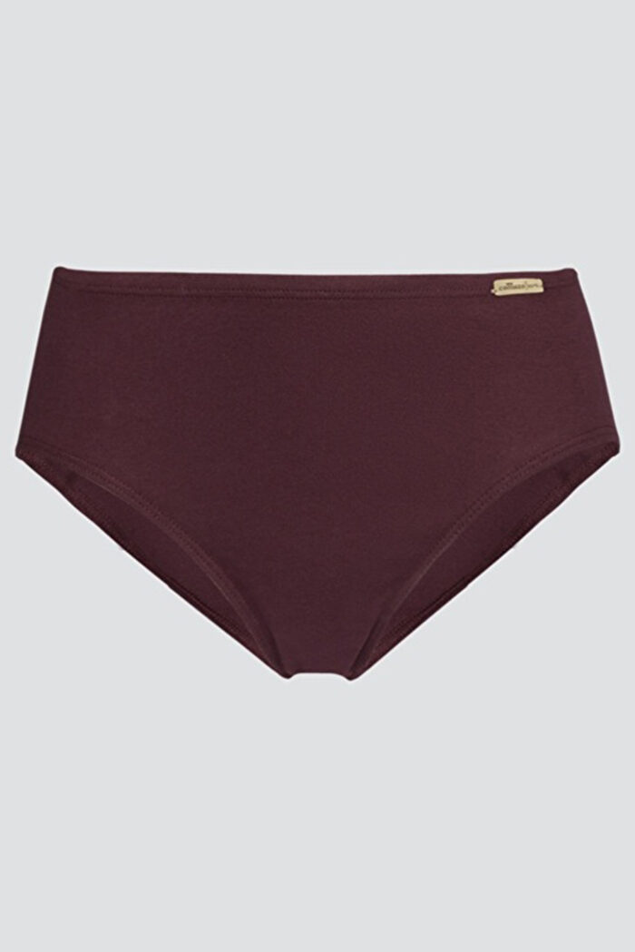 Slip 100% biokatoen bordeaux - Afbeelding 3
