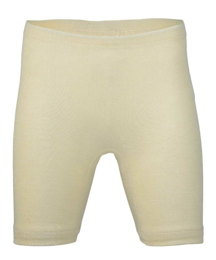 Broekje met pijpen wol/zijde off-white