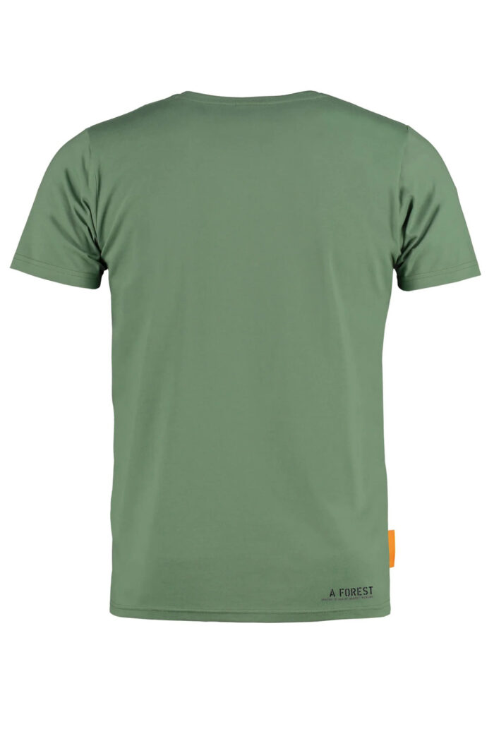 T-shirt ronde hals bos groen - Afbeelding 2