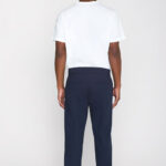 Chinobroek 100% biokatoen donkerblauw - Afbeelding 2