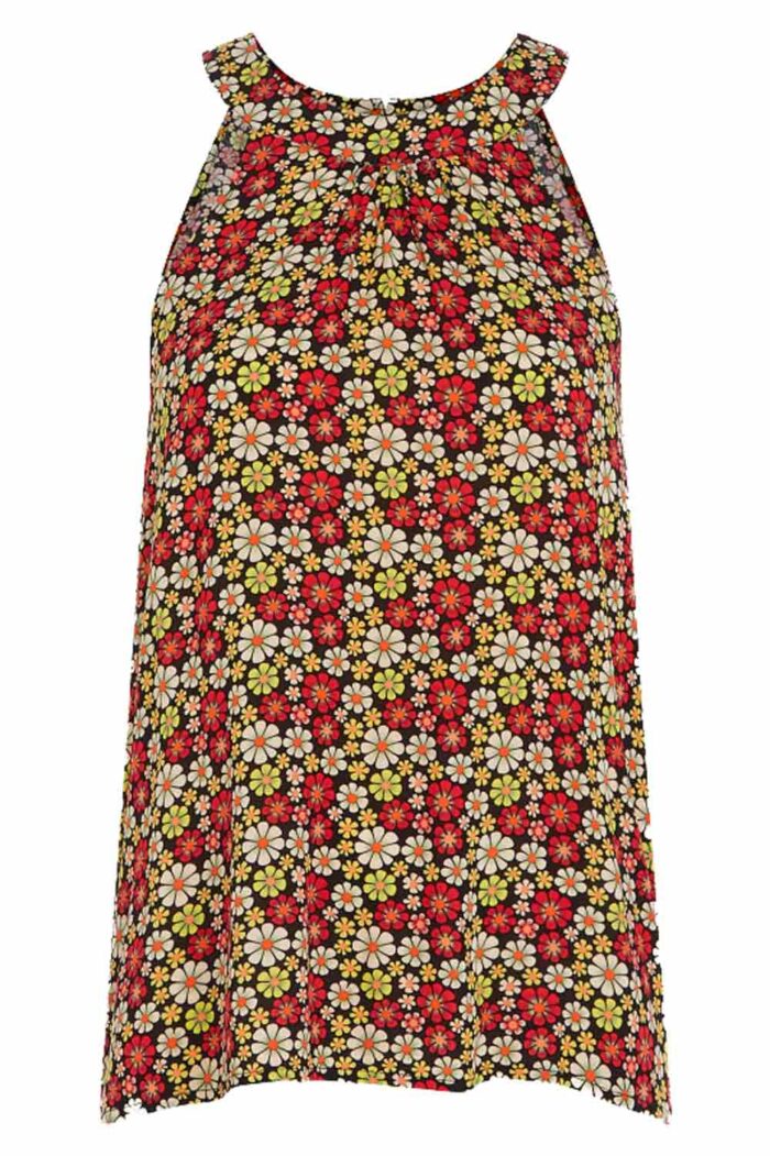 Mouwloze top bloemen - Afbeelding 2