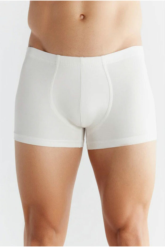 Heren boxer retroshort korte pijp natuur