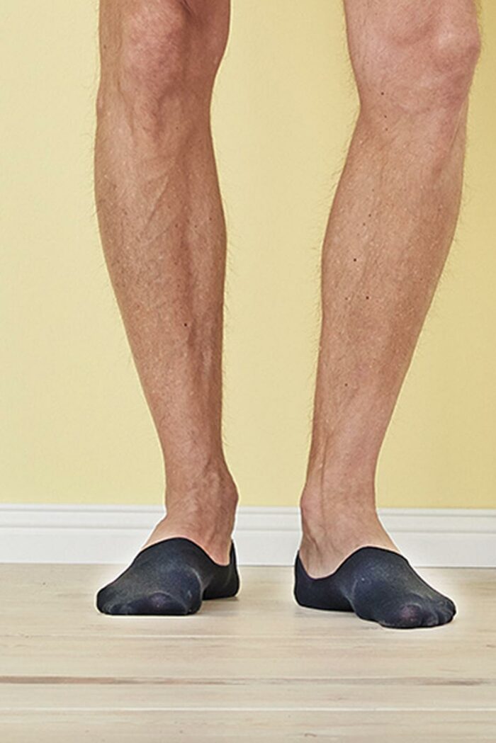 Kousenvoetjes heren 2-pack zwart