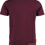 Bordeauxrood t-shirt ronde hals Hou me vast - Afbeelding 2