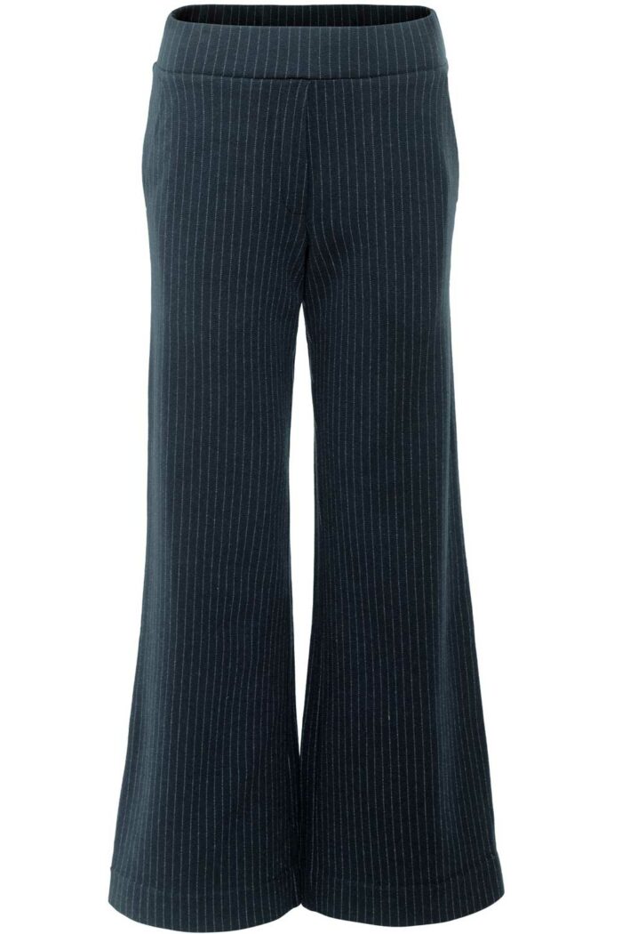 Gestreepte dikke jerseybroek