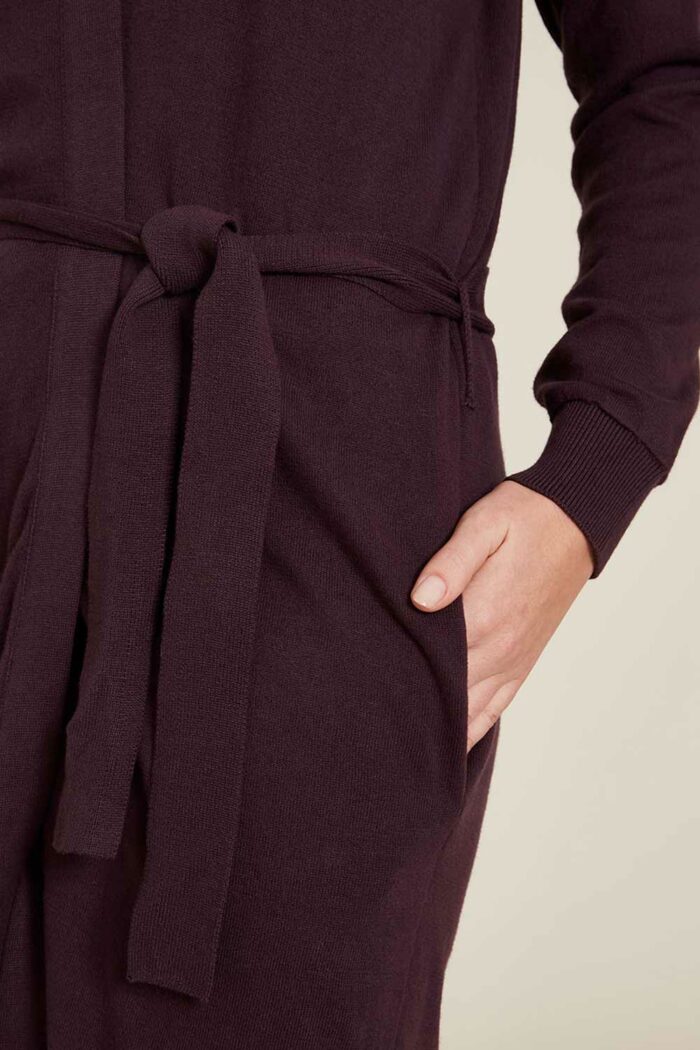 Lang vest aubergine - Afbeelding 4
