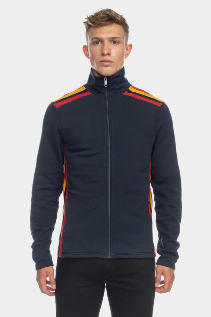 Basketball vest/jack donkerblauw