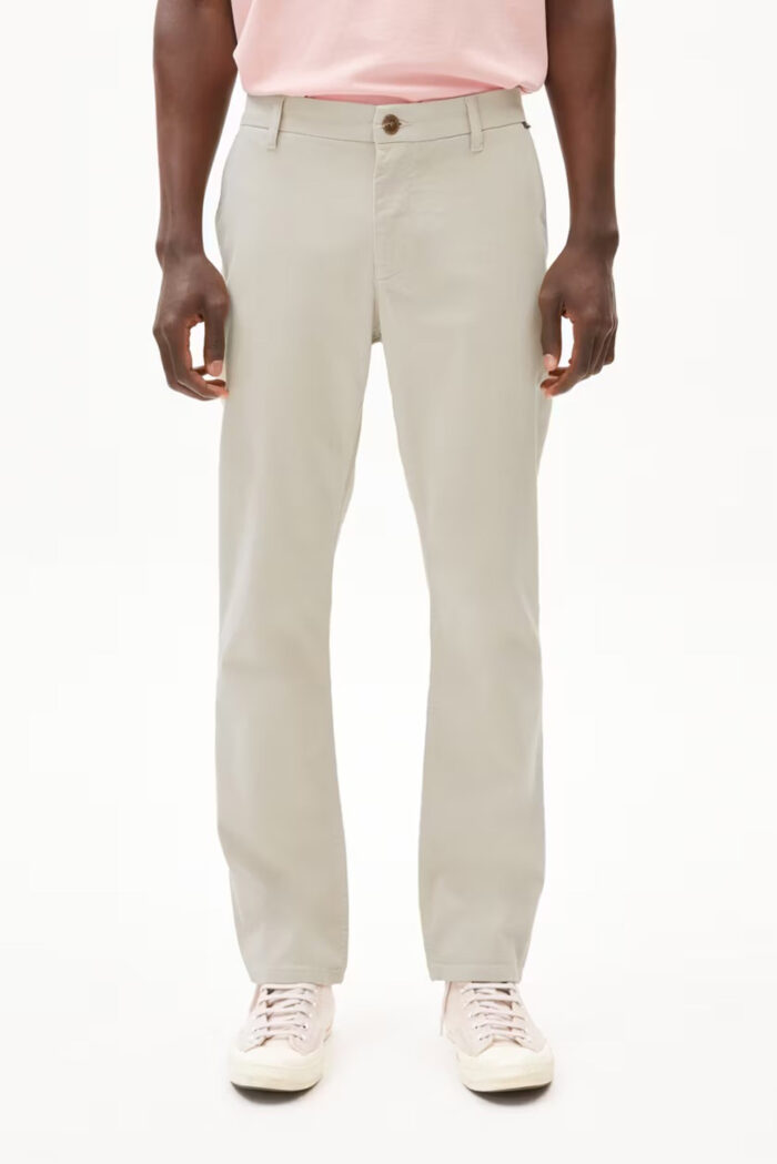 Chino herenbroek zandkleur