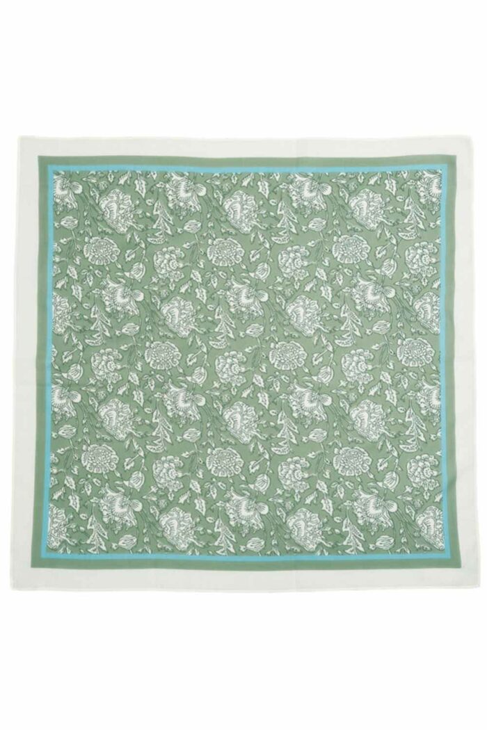 Sjaaltje biokatoen bloemenprint