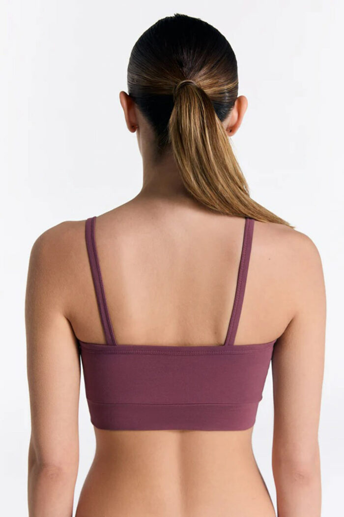 Bustier met brede onderrand oudroze - Afbeelding 2