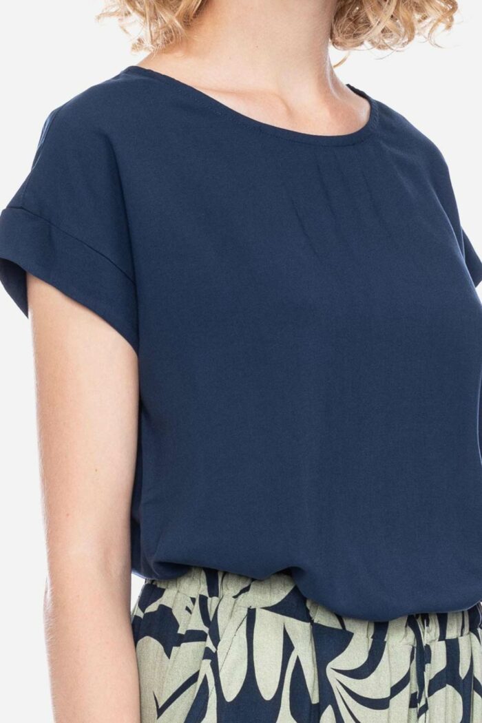 Top tencel blauw - Afbeelding 3