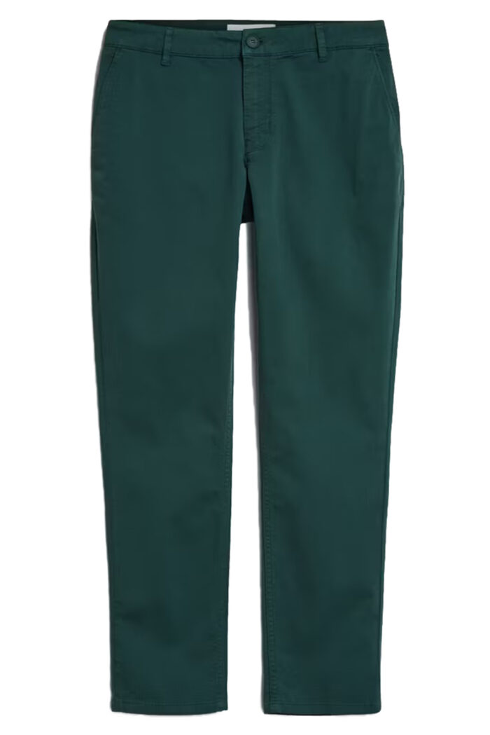 Groene chino herenbroek - Afbeelding 2