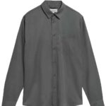 Grijs overhemd Tencel biokatoen