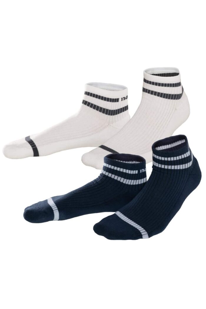 Sportsokken kort sneaker donkerblauw