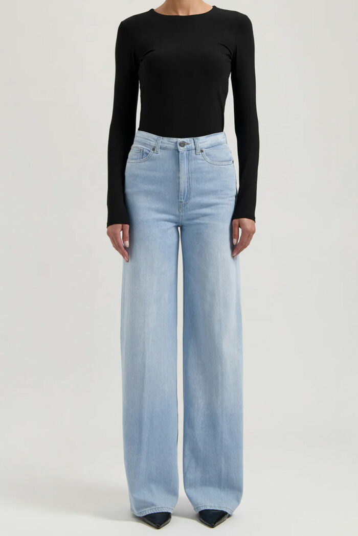 Sara high loose flow Stone Vintage dunne jeans