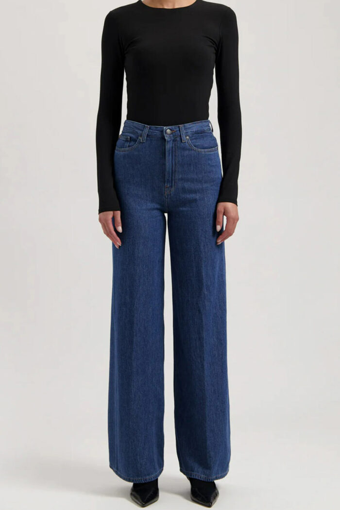 Sara high loose flow Stone indigo - Afbeelding 2