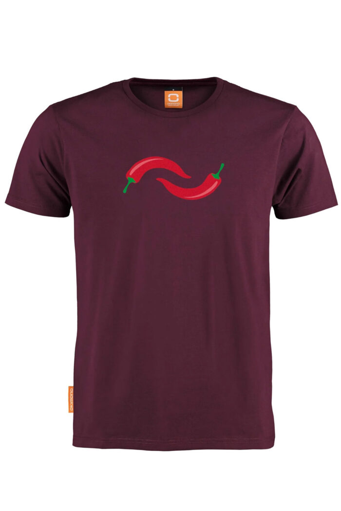 Heren t-shirt ronde hals Pepers