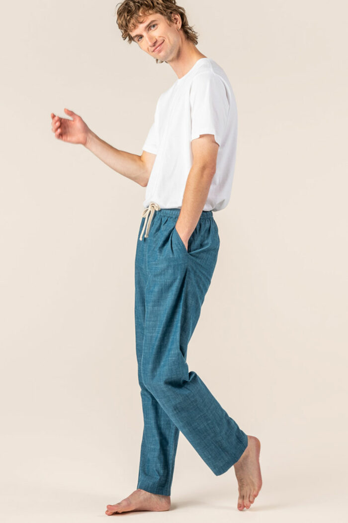 Relaxbroek blauw - Afbeelding 2