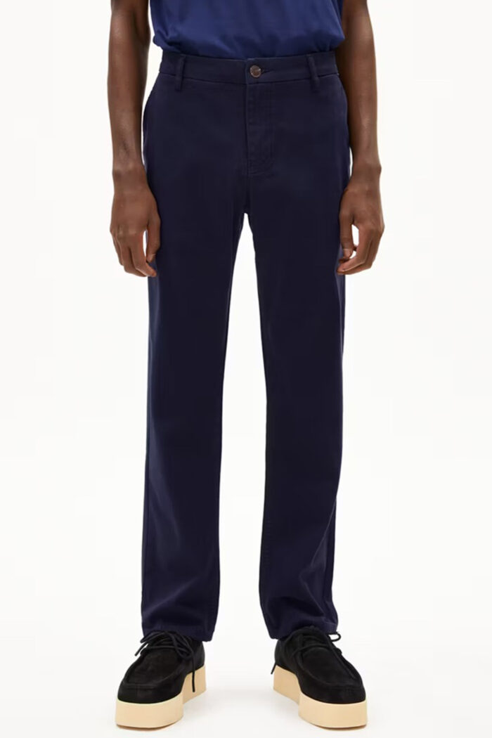 Chino herenbroek donkerblauw