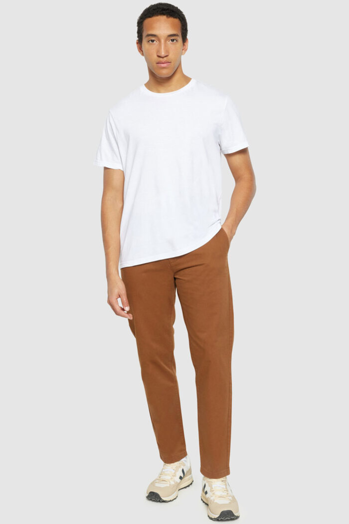 Chinobroek twill 100% biokatoen camel - Afbeelding 2
