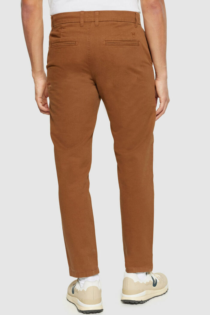 Chinobroek twill 100% biokatoen camel - Afbeelding 3