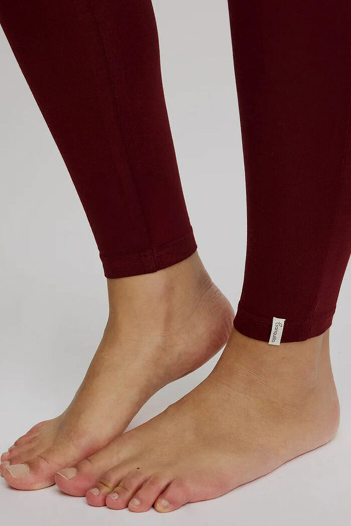 Legging Ecovero steenrood - Afbeelding 3